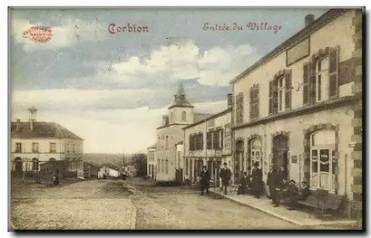 Corbion-sur-Semois – Häuser aus Ardenner Schiefer, belgisch-französisches Grenzdorf